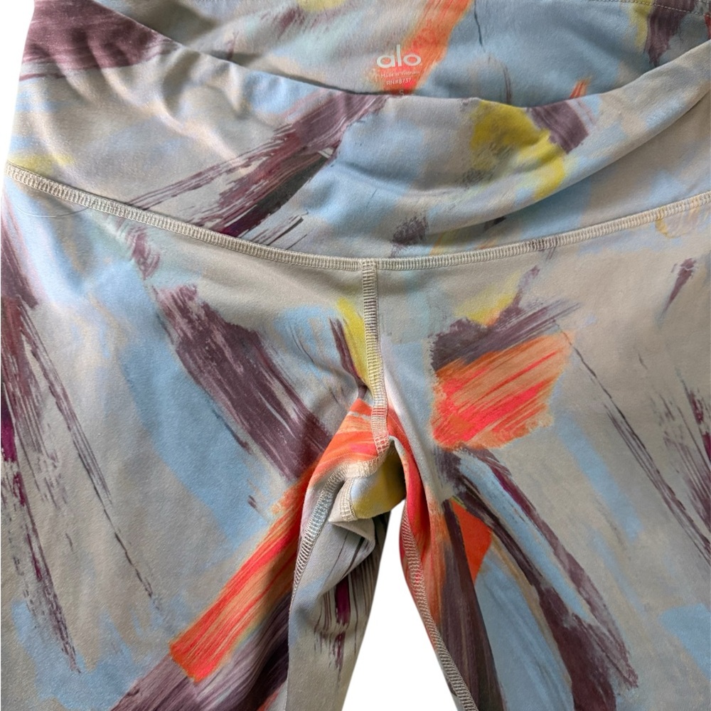 ALO Yoga Multicolor Abstract Leggings